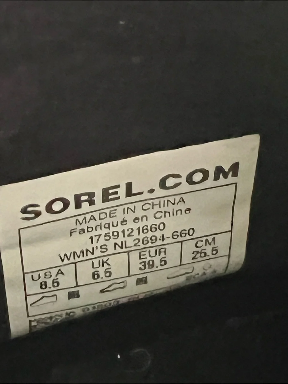 Sorel Plaid Slip-On Boots